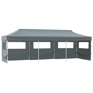 vidaXL kokkupandav pop-up peotelk 5 k&uuml;lgseinaga 870x291x315 cm antratsiithall