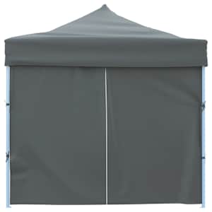 Skládací nůžkový stan s 8 bočními stěnami 870x291x315 cm antracitový - obrázek 4