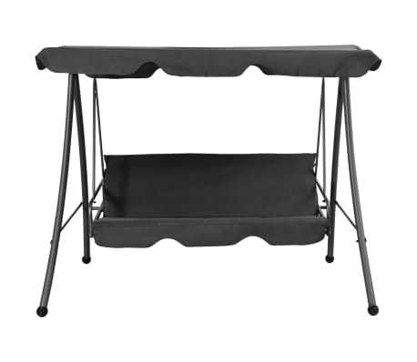 vidaXL Balancelle de jardin avec auvent Anthracite 192x118x175cm Acier