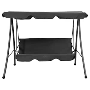 vidaXL Balancelle de jardin avec auvent Anthracite 192x118x175cm Acier