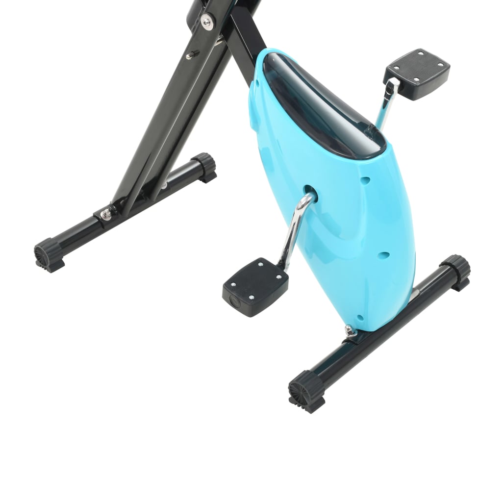 Cyclette X-Bike Con Cinghia Di Resistenza Blu VidaXL 16 width=274