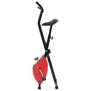 vidaXL Ποδήλατο Γυμναστικής X-Bike με Αντίσταση Ιμάντα Κόκκινο