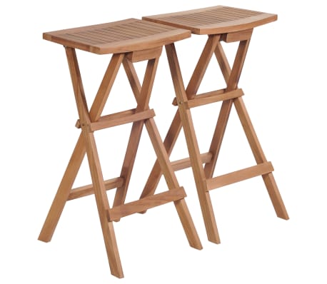 Détails sur vidaXL Bois Teck Massif 24x Tabouret de Bar Pliable Meuble Chaise de Jardin Détails sur vidaXL Bois Teck Massif 24x Tabouret de Bar Pliable Meuble Chaise de Jardin