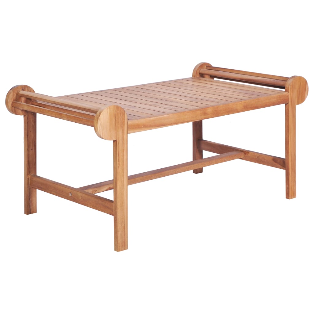 vidaXL Măsuță de cafea, 100 x 50 x 45 cm, lemn masiv de tec 100 imagine noua 2022