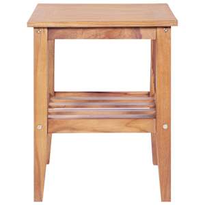 Konferenční stolek 40 x 40 x 50 cm čtvercový masivní teak - obrázek 2