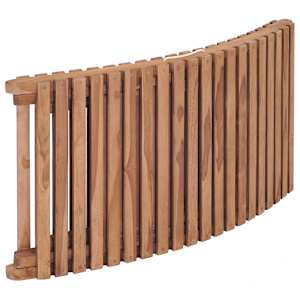 Skládací zahradní lehátko masivní teak - obrázek 6