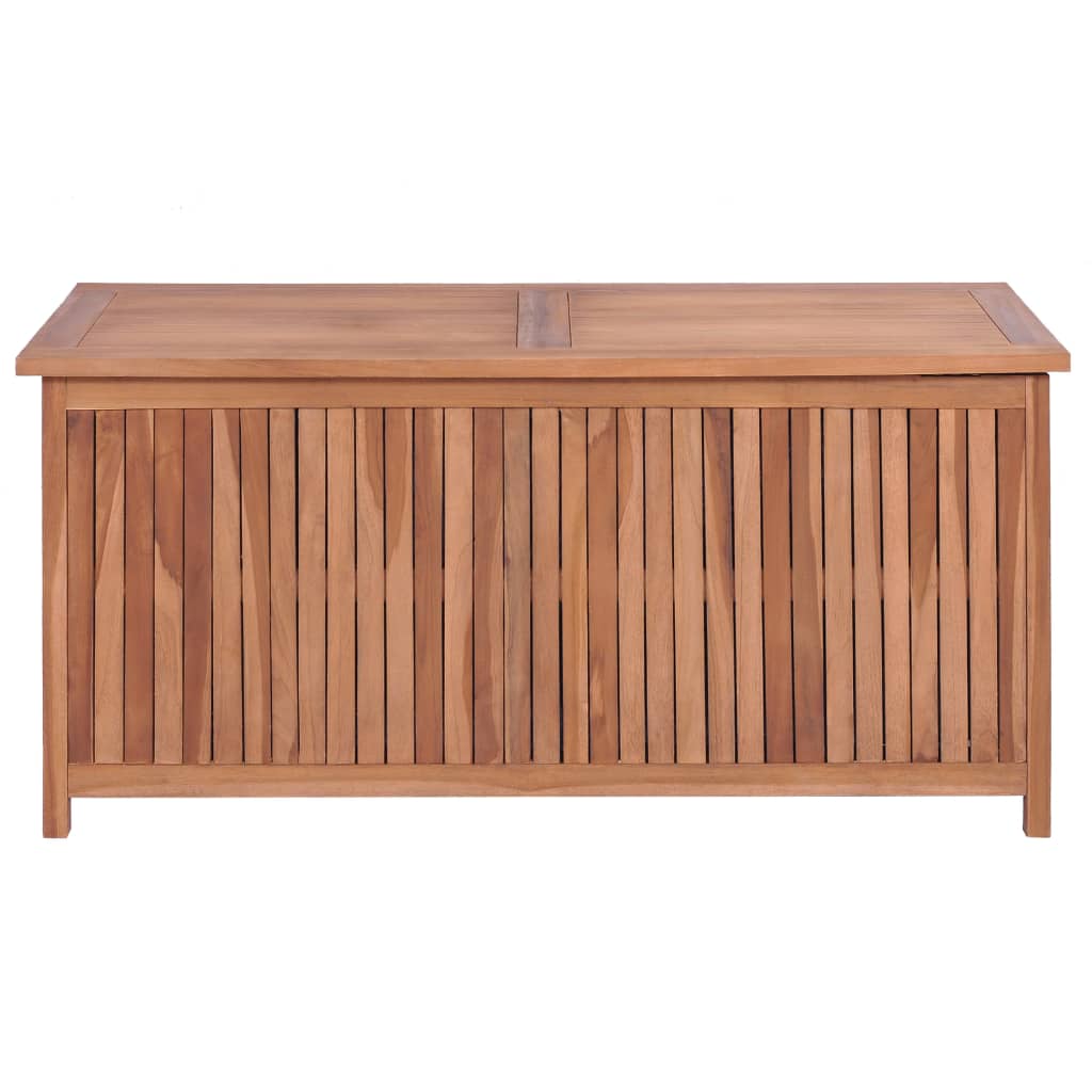 vidaXL Patio Storage Box 47.2"x19.7"x22.8" Solid Teak Wood