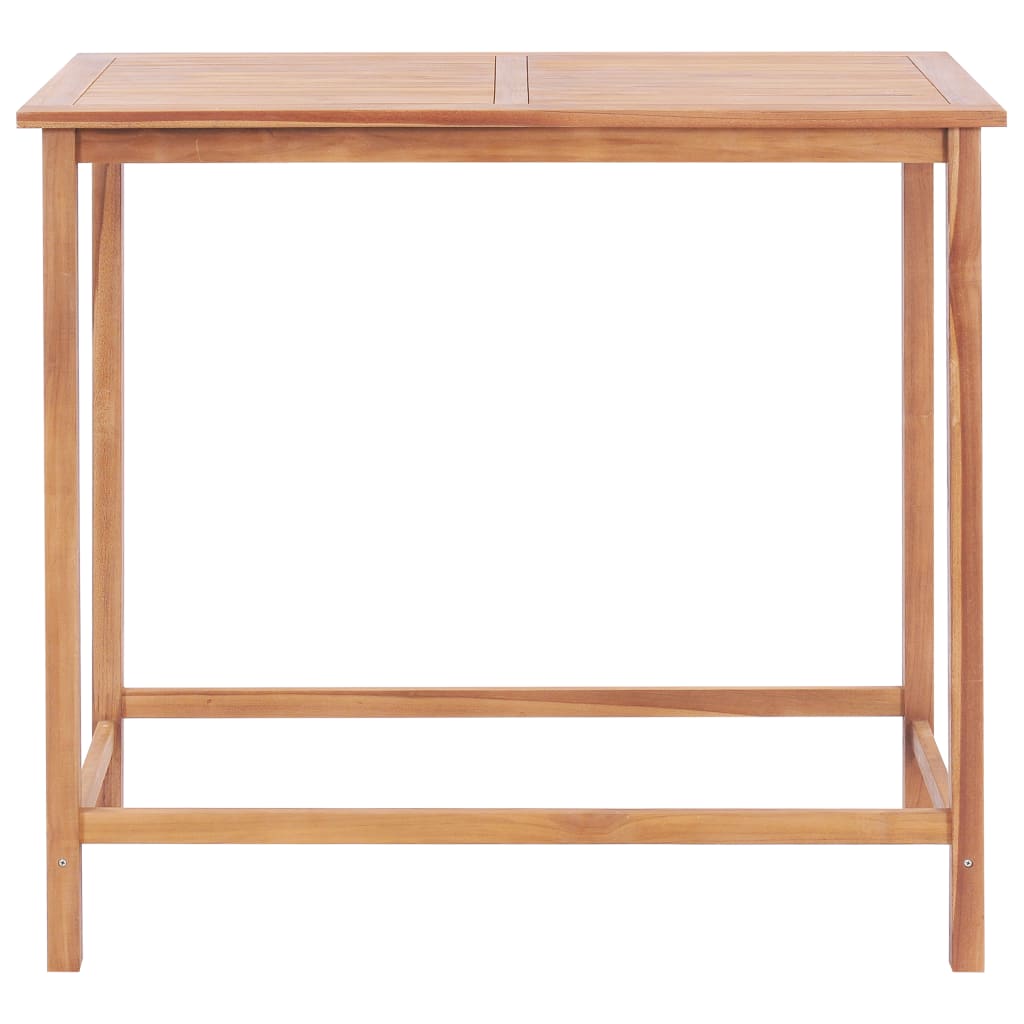 

vidaXL Tuinbartafel 120x65x110 cm massief teakhout