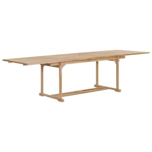 Rozkládací zahradní stůl (180–280) x 100 x 75 cm masivní teak - obrázek 2