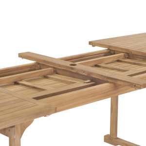 Rozkládací zahradní stůl (180–280) x 100 x 75 cm masivní teak - obrázek 7
