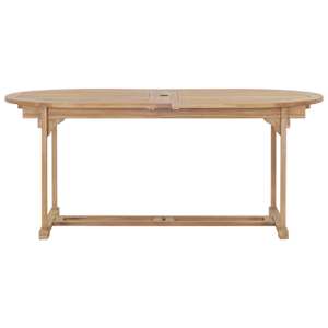 9dílný zahradní jídelní set 180–280 x 100 x 75 cm teakové dřevo - obrázek 5