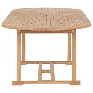 9dílný zahradní jídelní set 180–280 x 100 x 75 cm teakové dřevo - obrázek 6