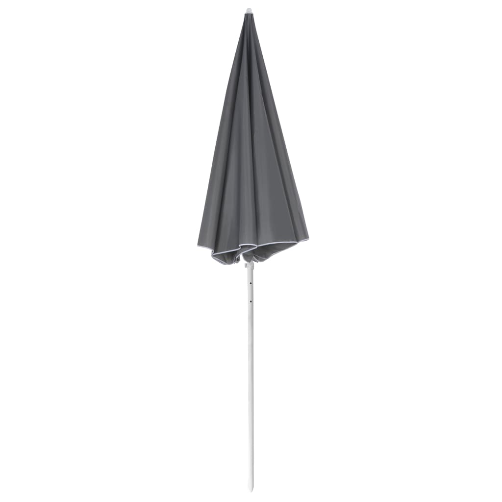 

vidaXL Strandparasol 180 cm antraciet