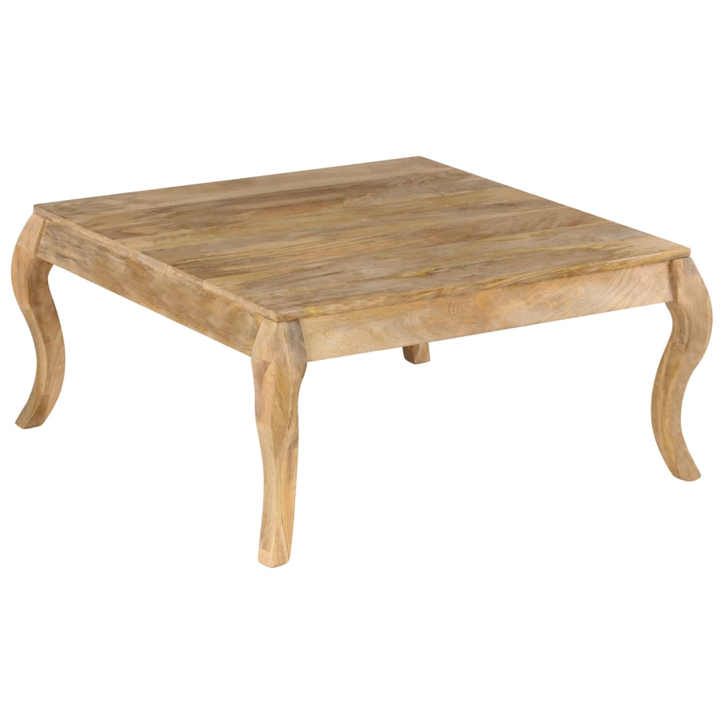 Couchtisch 80 X 80 X 40 Cm Mangoholz Massiv Weddig