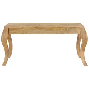 Konferenční stolek 80 x 80 x 40 cm masivní mangovníkové dřevo - obrázek 2