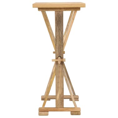 Vidaxl Tavolo Consolle 118x35x76 Cm In Legno Massello Di