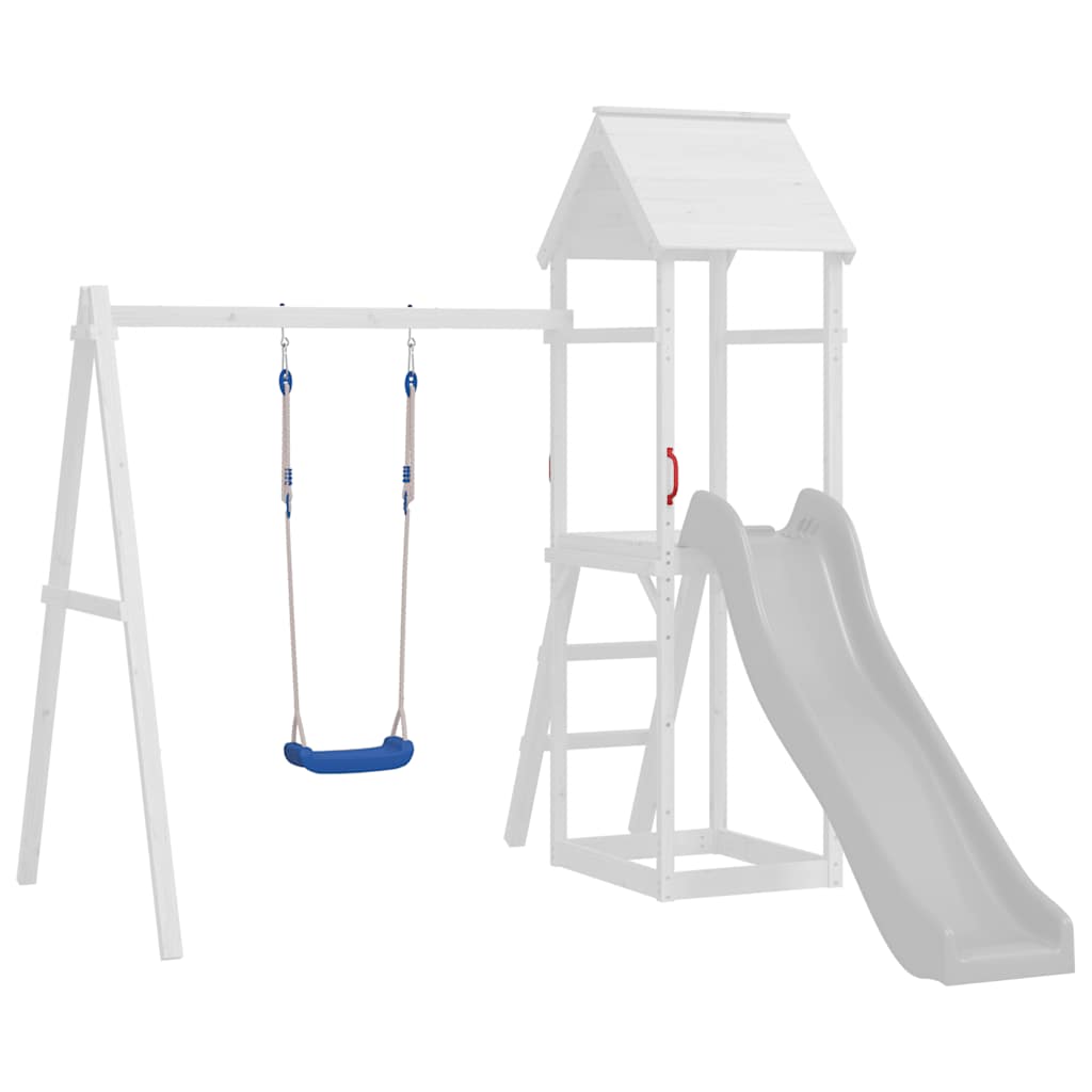 vidaXL Houpačkové sedáky s lany 2 ks modré 37 x 15 cm polyethylen