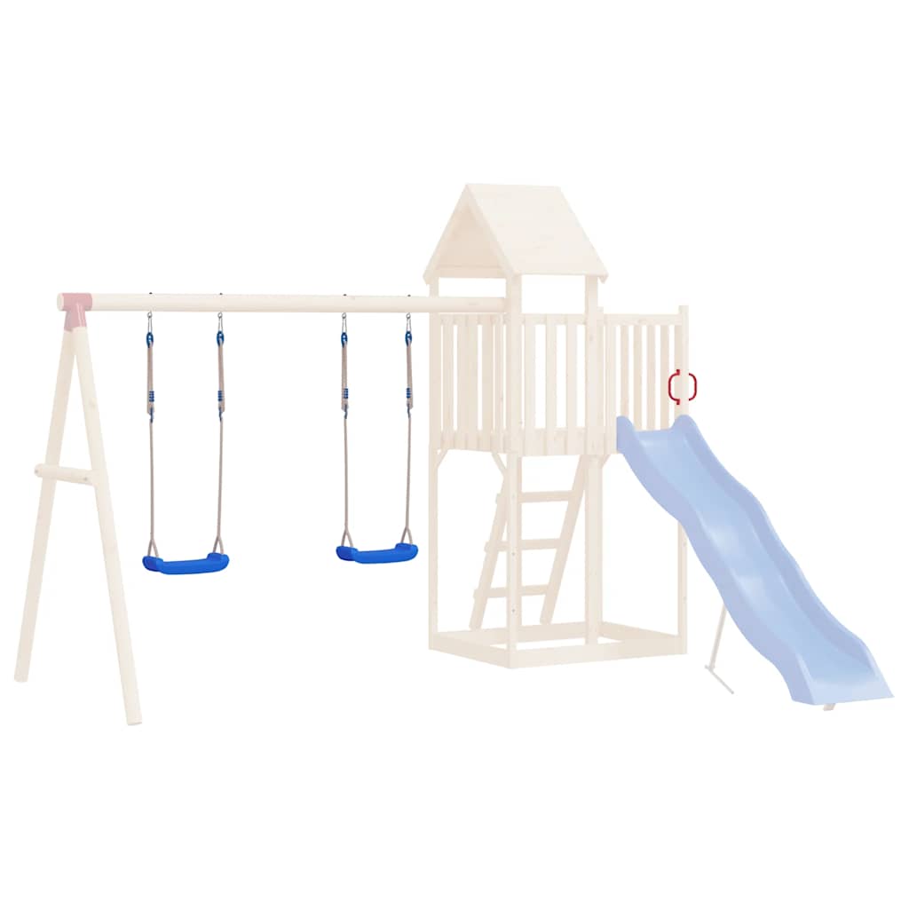 vidaXL Houpačkové sedáky s lany 2 ks modré 37 x 15 cm polyethylen