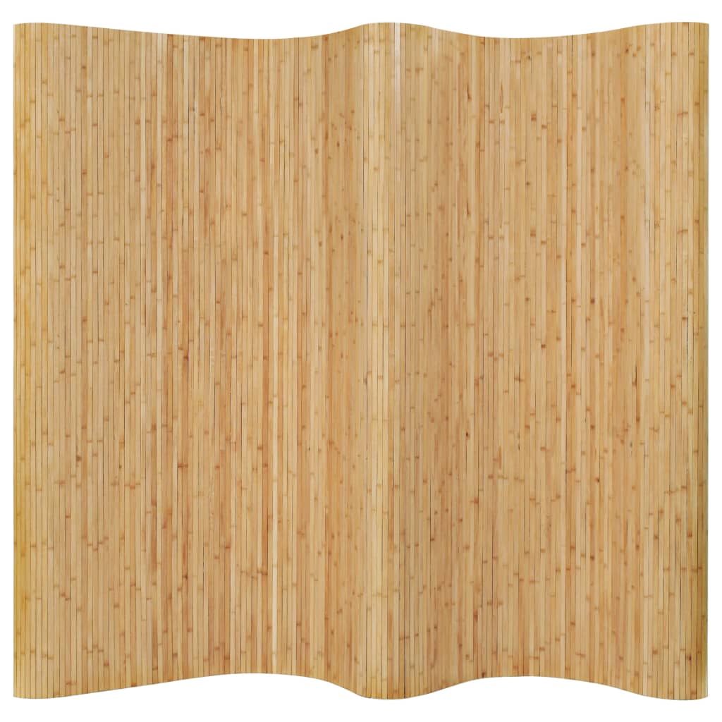 Image of vidaXL Room Divider Bamboo 250x165 cm Natural