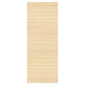 Preproga iz bambusa 80x200 cm naravna