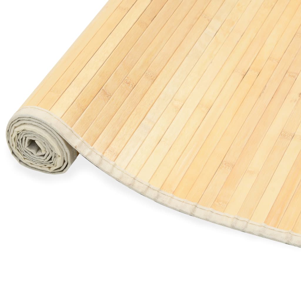 Bambusový koberec 100 x 160 cm přírodní