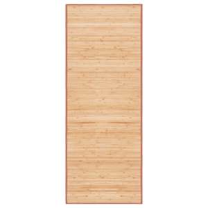 vidaXL bambusvaip 80x200 cm, pruun