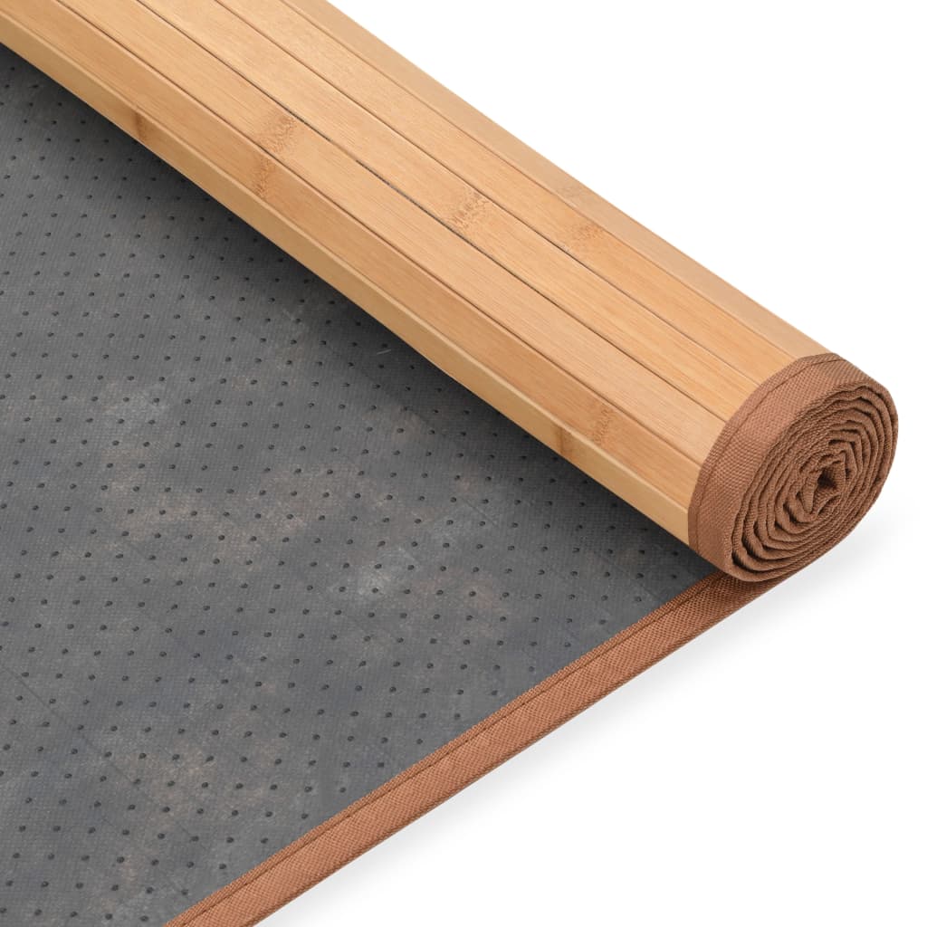Bambusový koberec 150 x 200 cm hnědý