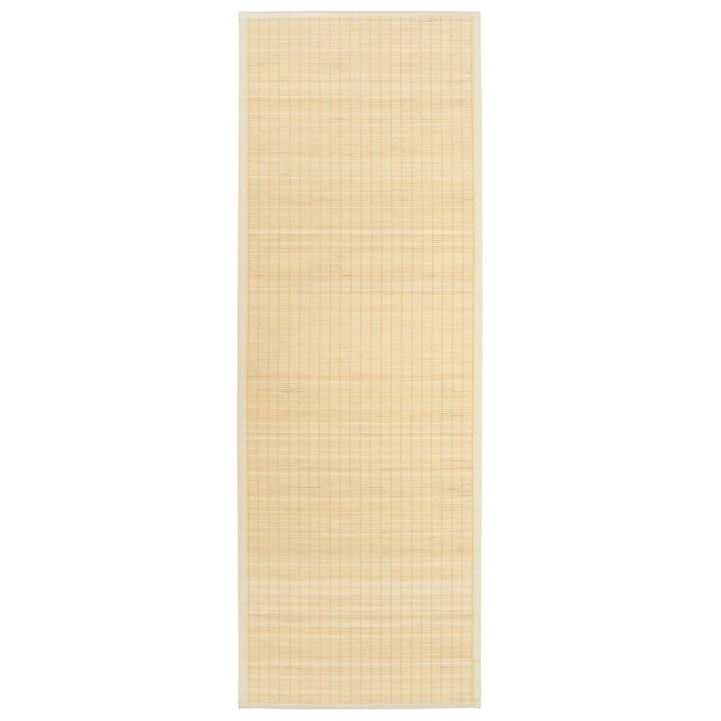vidaXL Covoraș de yoga, bambus, culoare naturală, 60 x 180 cm vidaXL