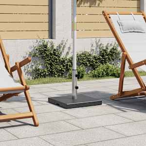 Podstavek za senčnik granit 20 kg kvadraten črn