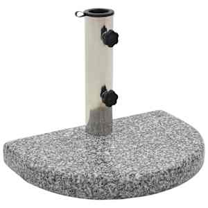 vidaXL p&auml;evavarju alus, graniit, 10 kg kaarjas, hall
