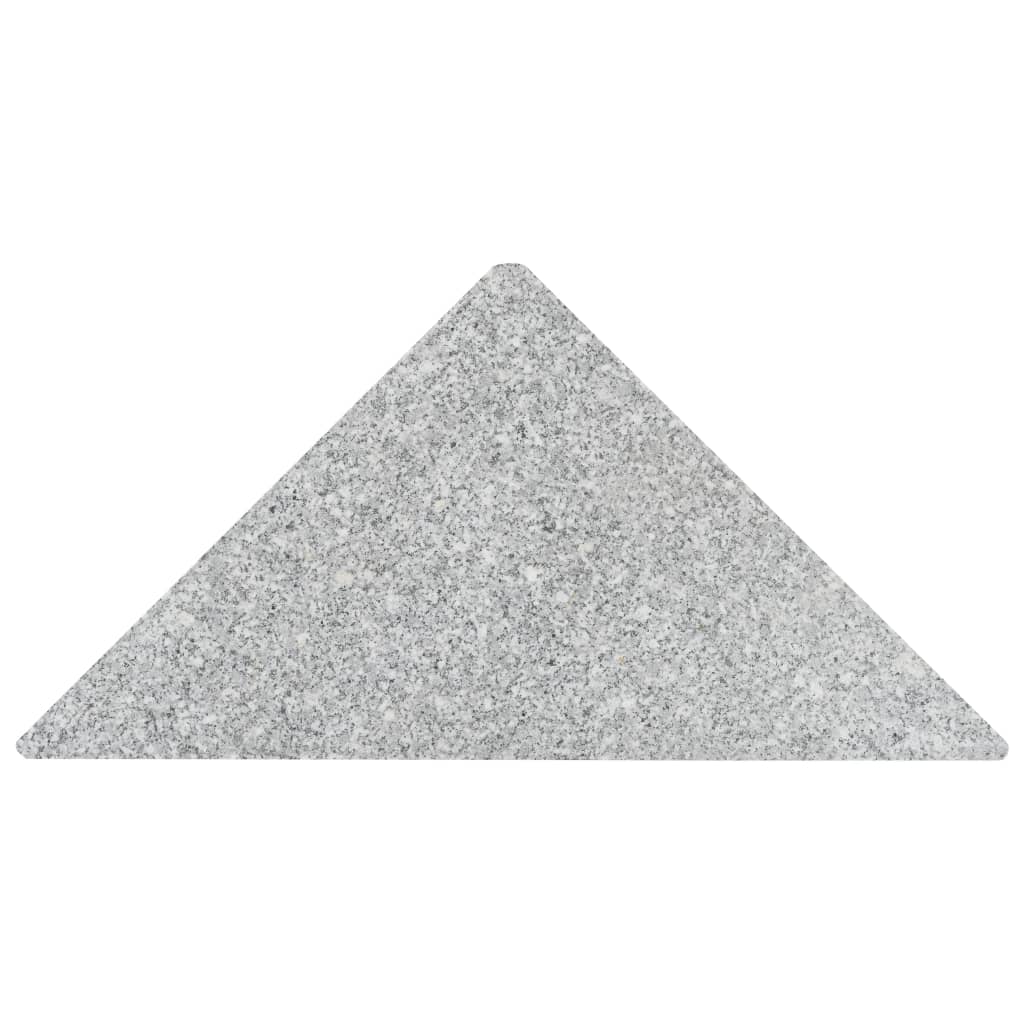 Umbrella Weight Plate Granite 15 Kg Triangular Grey VidaXL 15 width=274