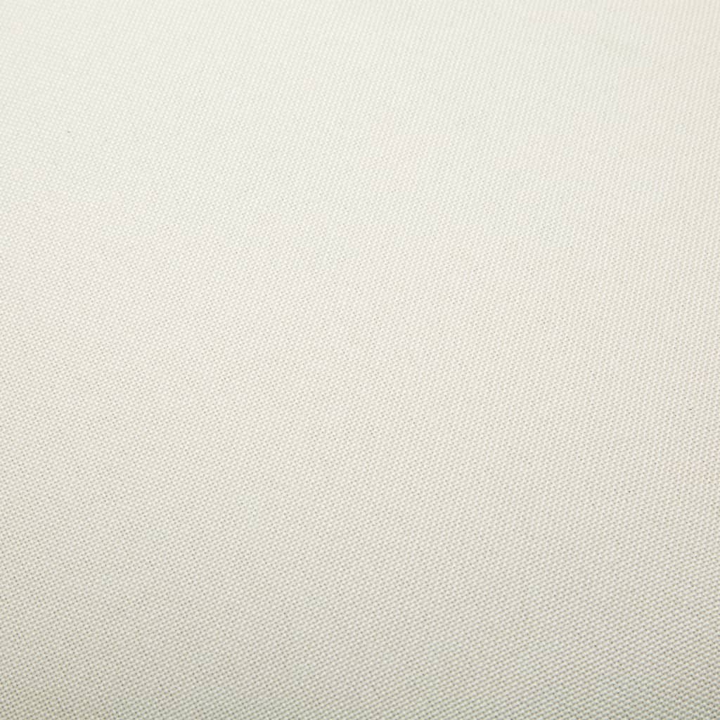 Jídelní židle 6 ks krémové textil - obrázek 7