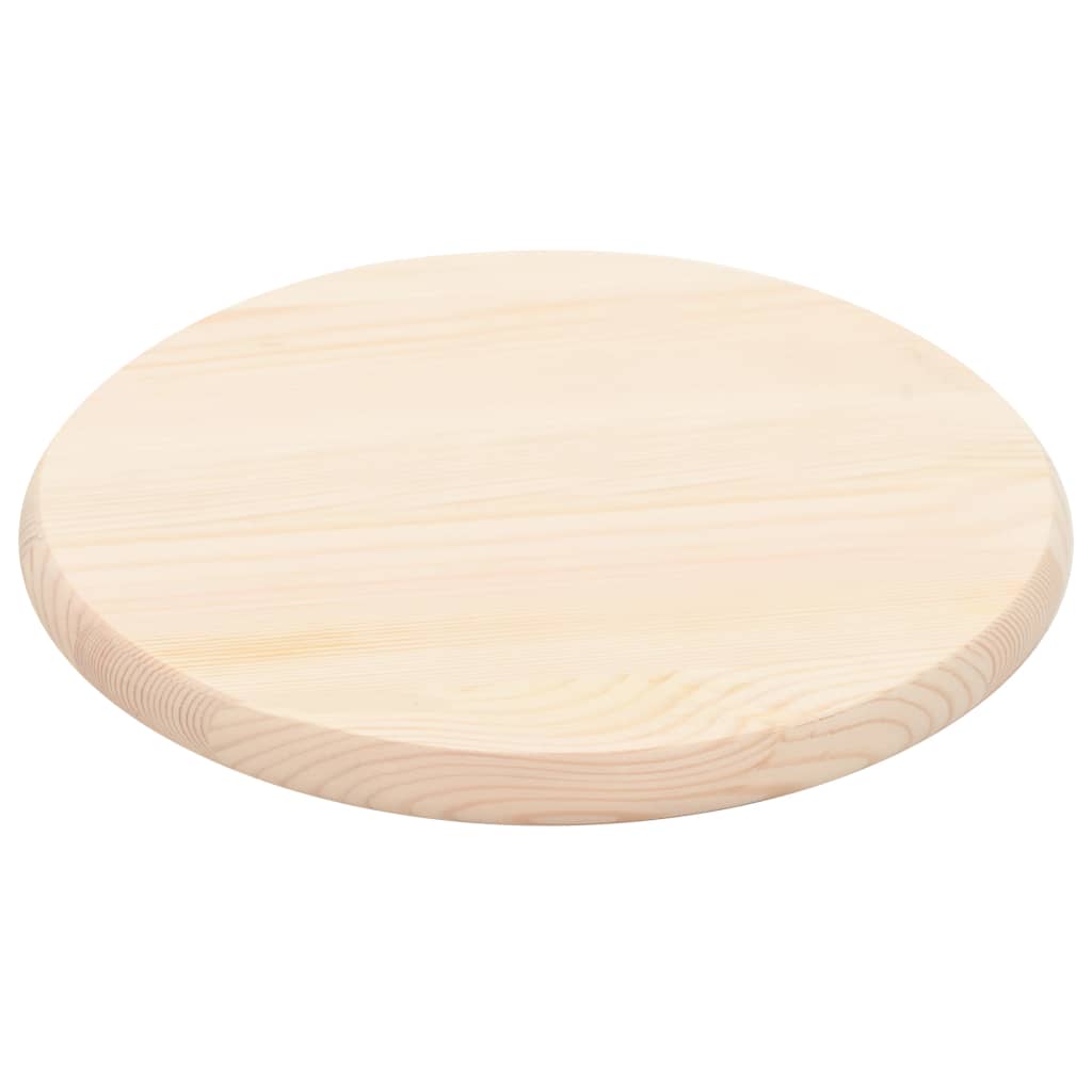 

vidaXL Tafelblad rond 25 mm 40 cm natuurlijk grenenhout