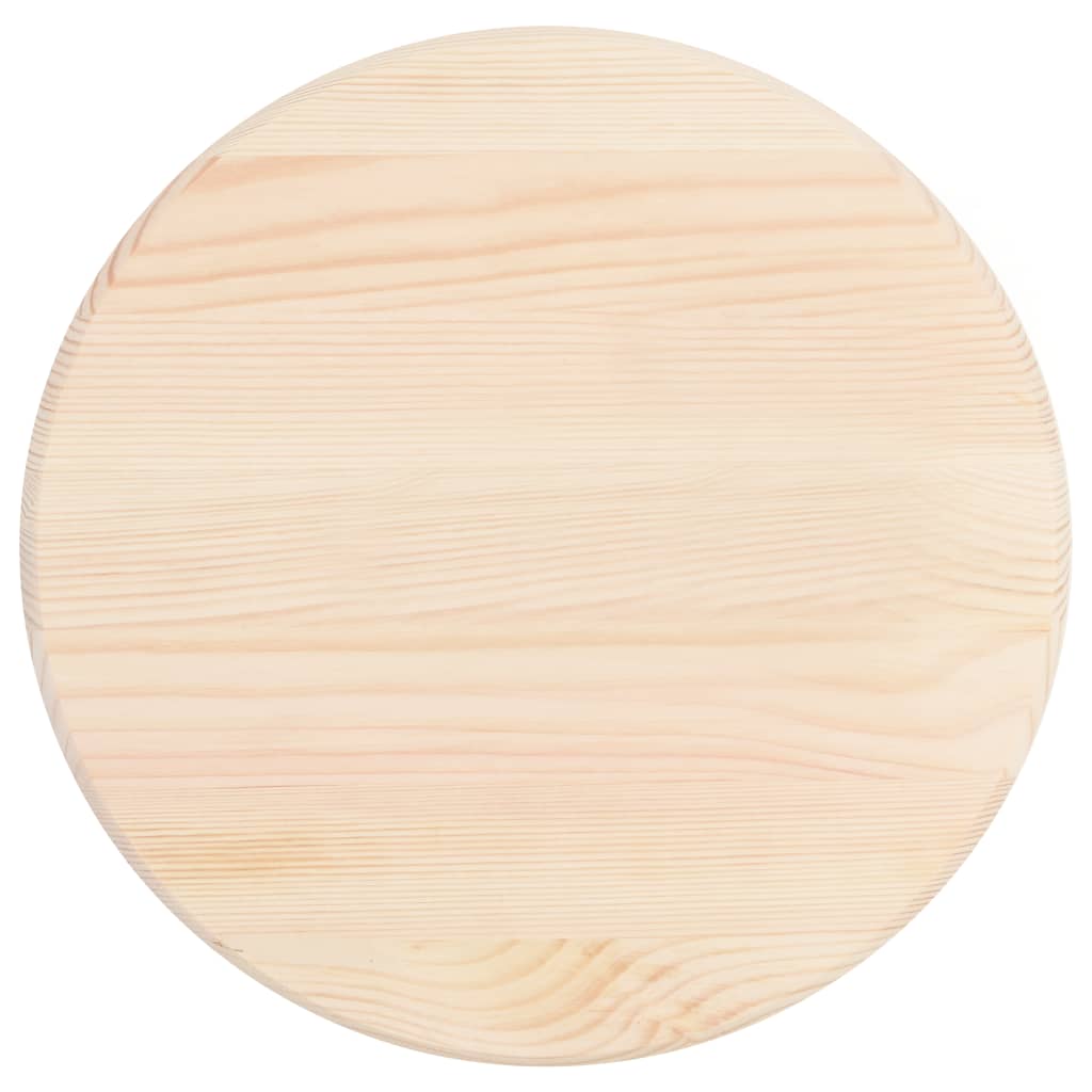 

vidaXL Tafelblad rond 25 mm 50 cm natuurlijk grenenhout