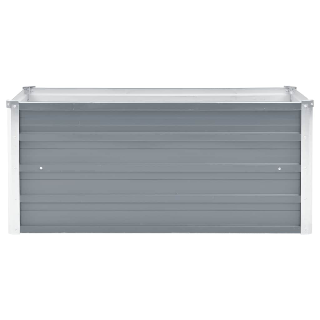 Lit Surélevé De Jardin Acier Galvanisé 100x40x45 Cm Gris VidaXL 14 width=274