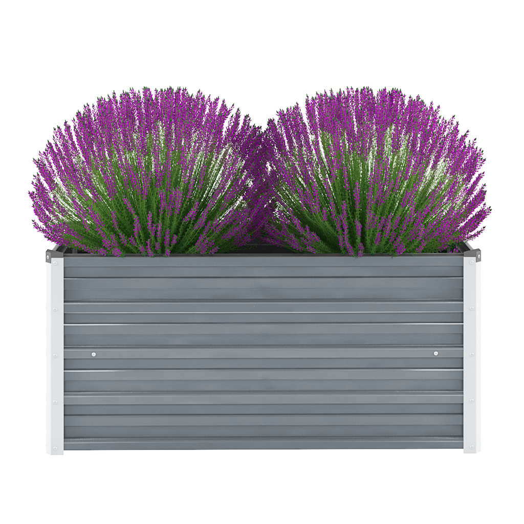 Thumbnail - vidaXL Garten-Hochbeet Verzinkter Stahl 100x40x45 cm Grau