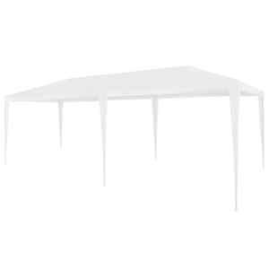 vidaXL peotelk 3 x 6 m, PE, valge