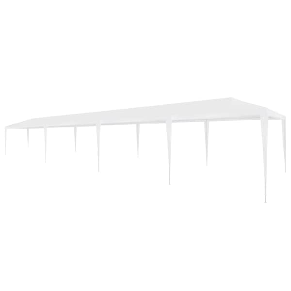 vidaXL peotelk 3 x 12 m, PE, valge