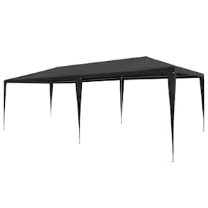 Vrtni šotor 3x6 m PE antracit