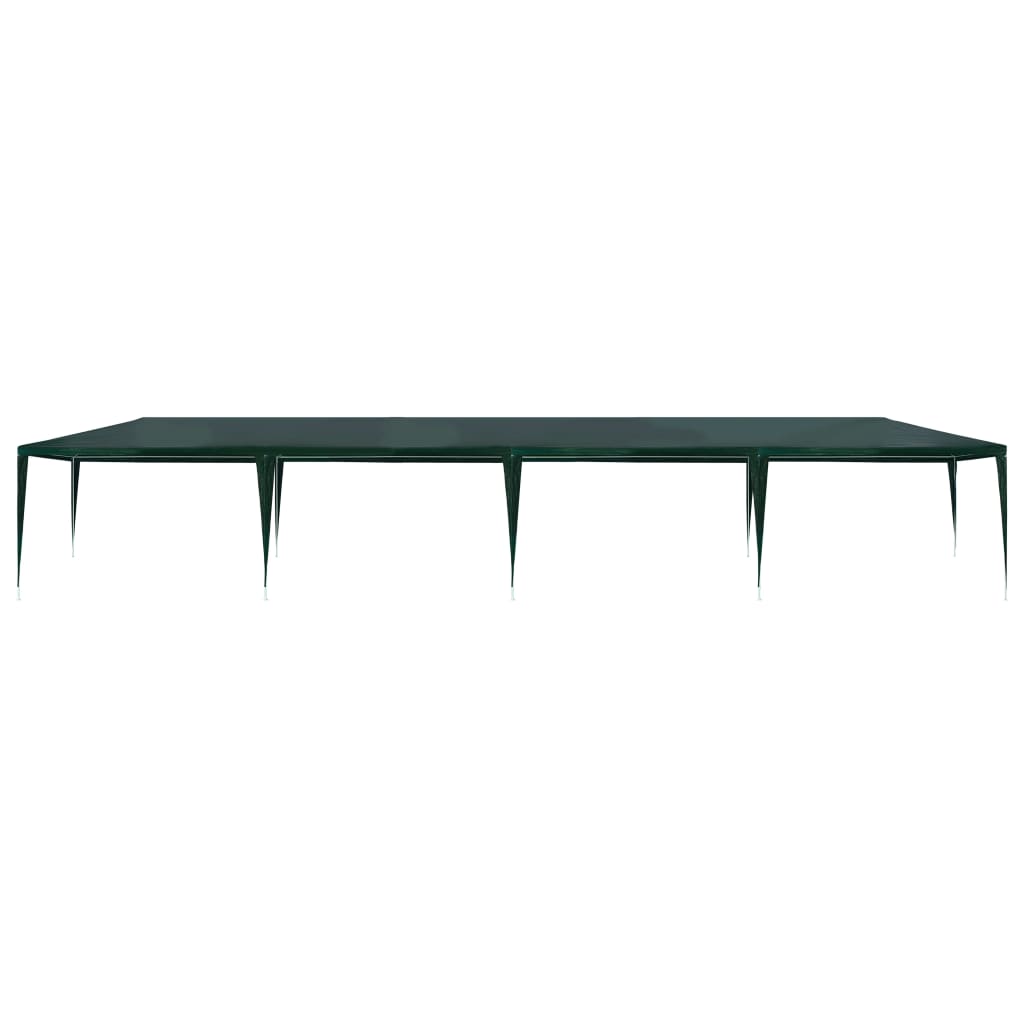 vidaXL Cort de petrecere, verde, 3 x 12 m, PE