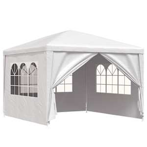 vidaXL peotelk 3 x 3 m, valge