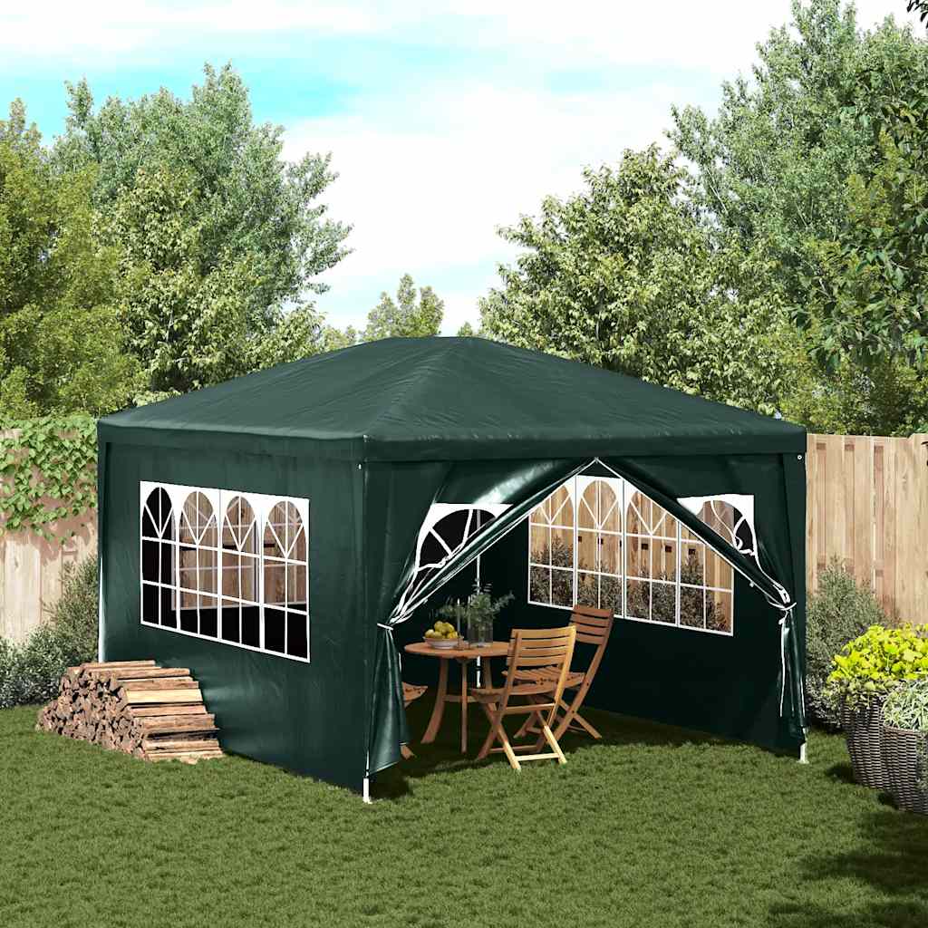 vidaXL Cort de petrecere, verde, 3 x 4 m