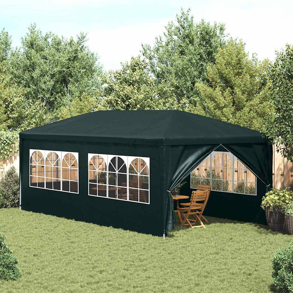 vidaXL Cort pentru petrecere, verde, 3 x 6 m