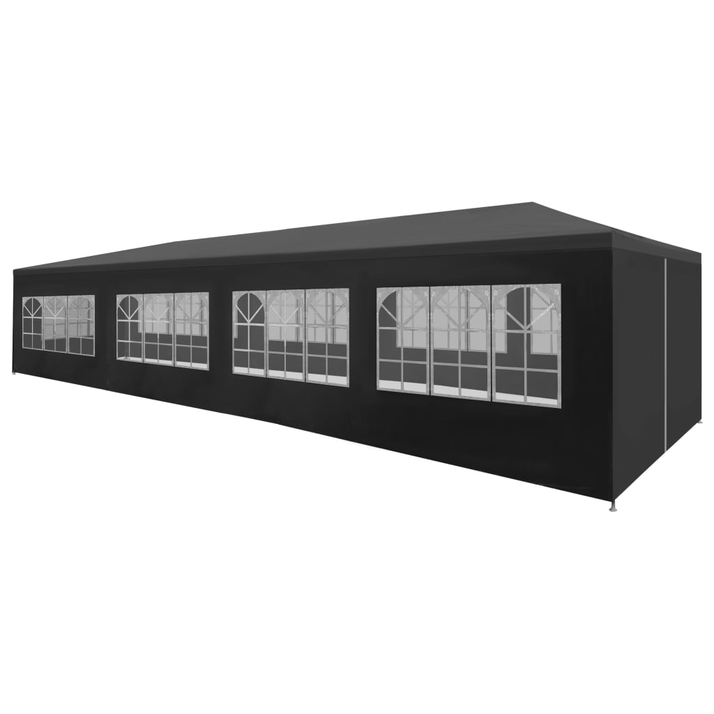 vidaXL Party stan 3 x 12 m antracitový