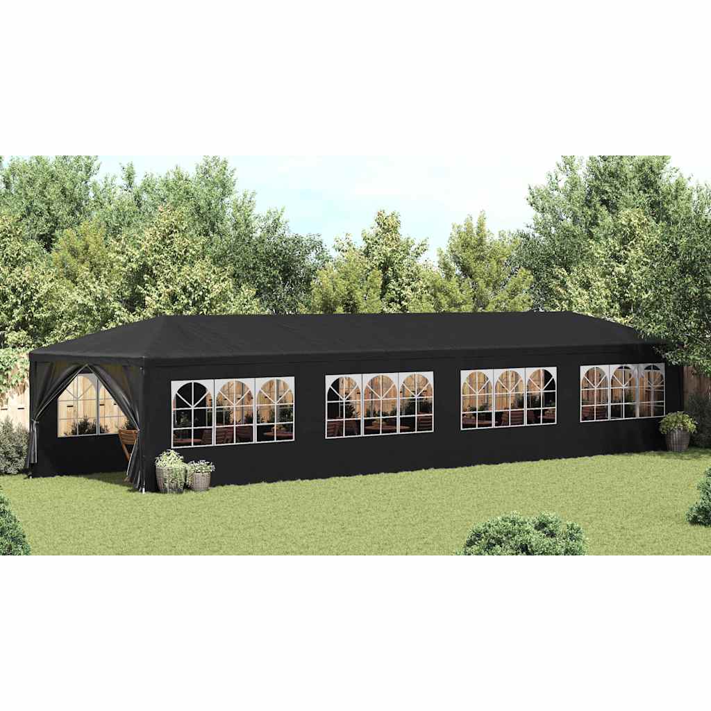 vidaXL Cort de petrecere, antracit, 3 x 12 m