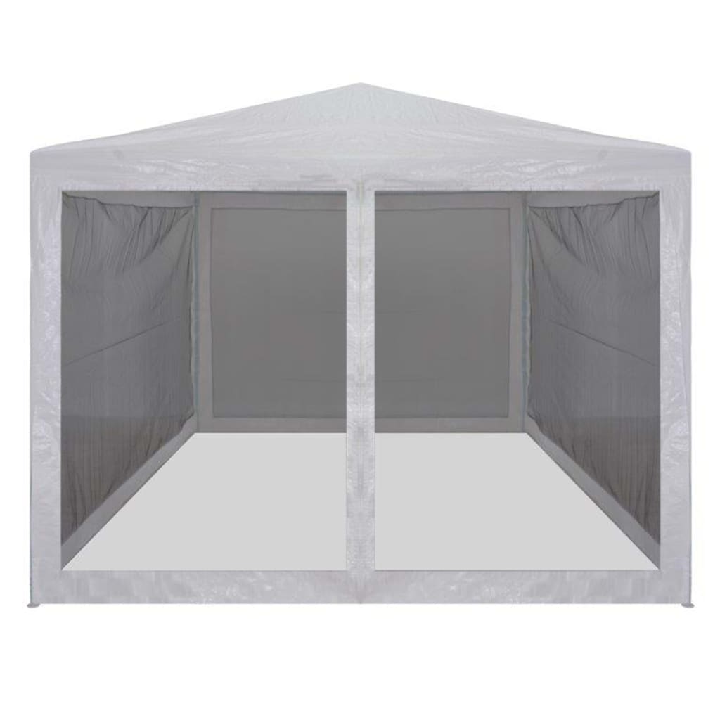 

vidaXL Partytent met 4 mesh zijwanden 3x3 m
