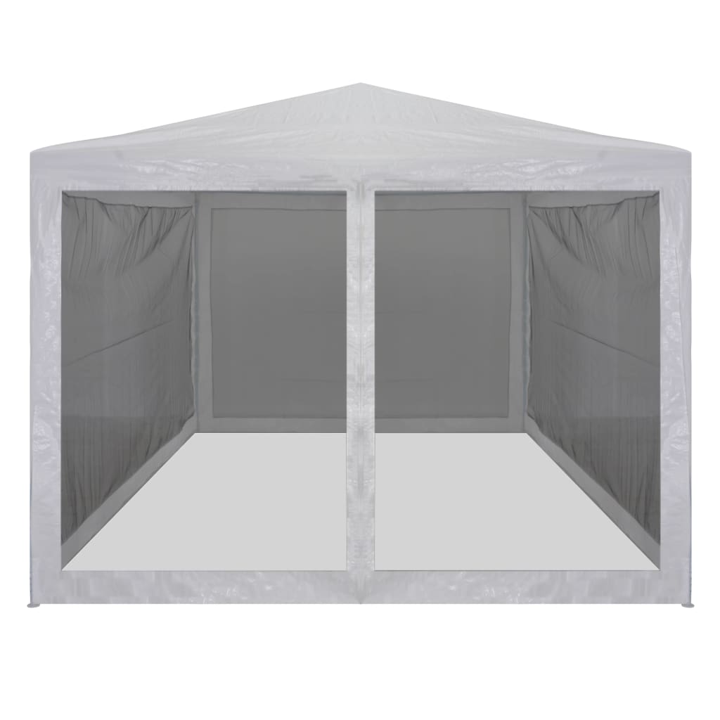 vidaXL Partytent met 4 mesh zijwanden 4x3 m afbeelding