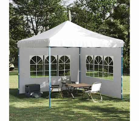VidaXL 2 Pannelli Laterali Per Tenda Da Giardino In PE Con Finestre - 300x195 Cm, Resistenti Ai Raggi UV - 3