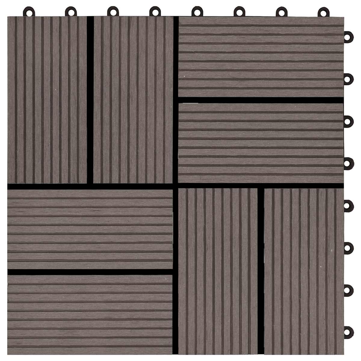 Terrasse Flise 30 x 30 cm WPC - Billede 6