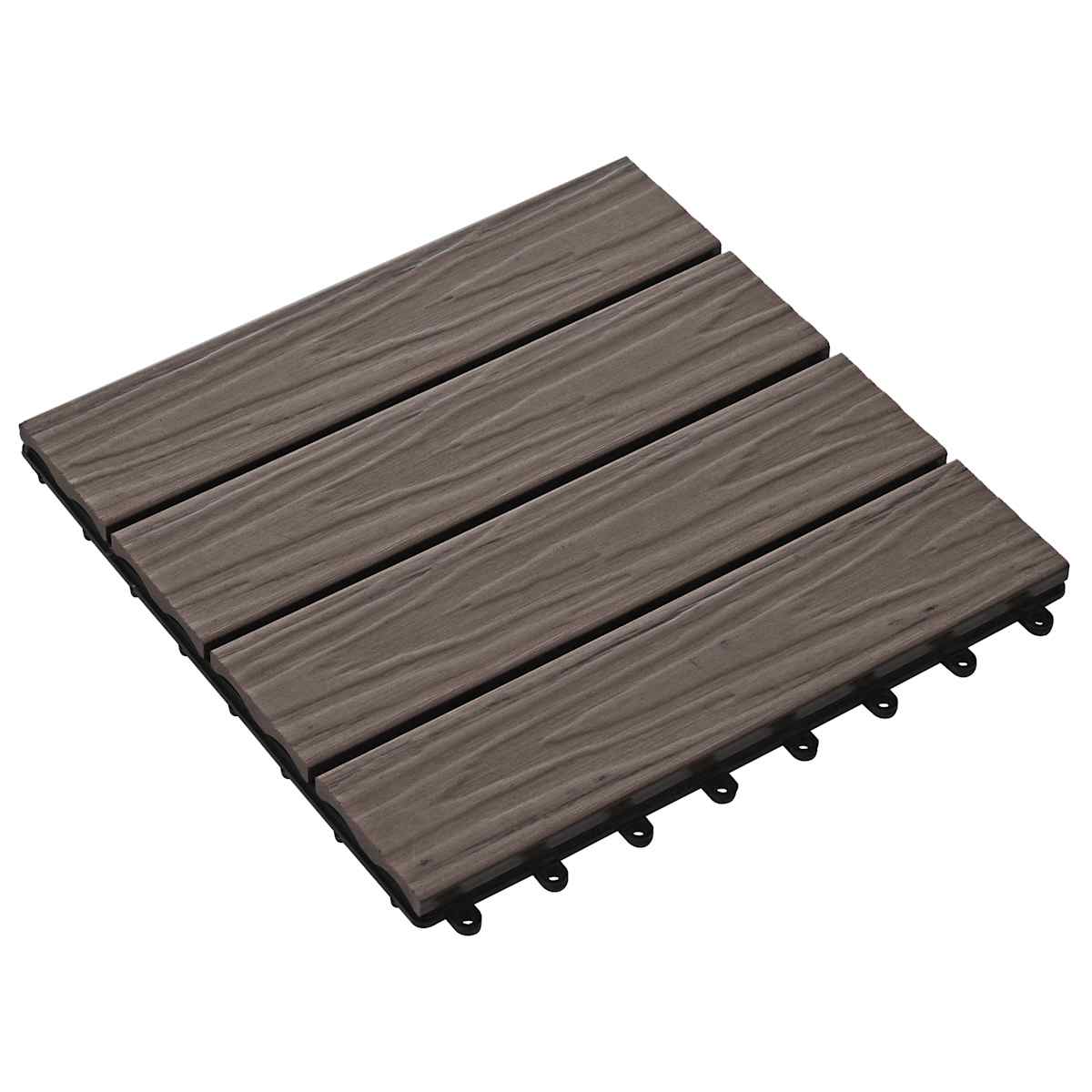 Terrasse Flise 3D-design 11 stk. 30 x 30 cm WPC - Billede 2